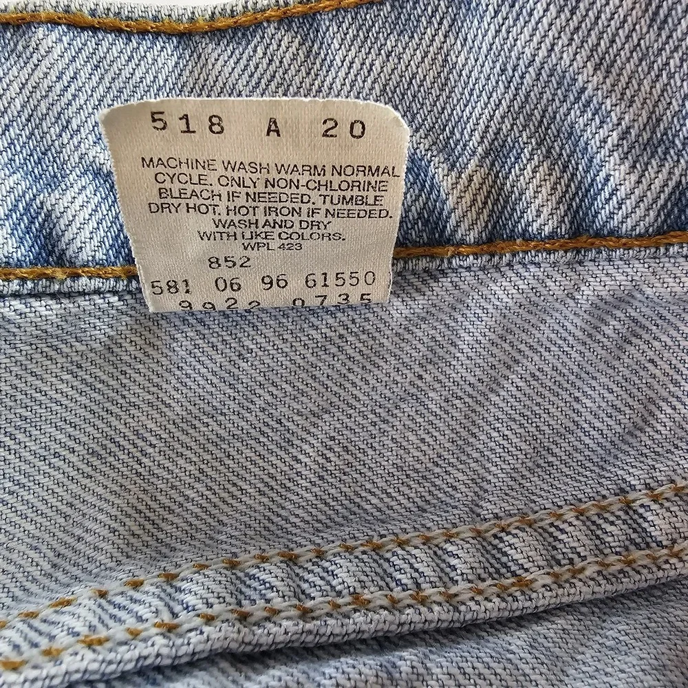 Vtg Levi Orange Made In USA Tab 9922 Tapered Fit Size 20 MED Women's Jeans *READ